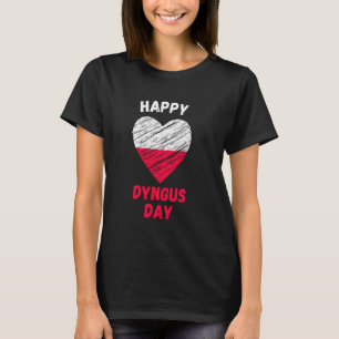 Polish Heart Happy Dyngus Day Polska Poland T-Shirt