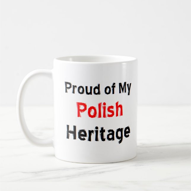 polish heritage coffee mug (Left)