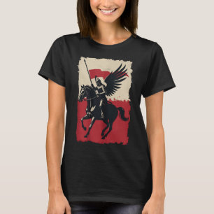 Polish Hussar Flag Warrior T-Shirt