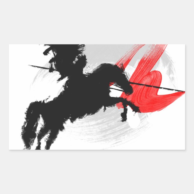 Polish Hussar - Husaria, Polska Rectangular Sticker (Front)