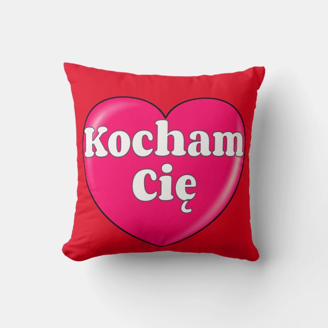Polish - I love you Cushion (Front)