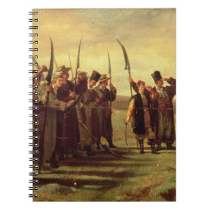 Polish Insurrectionists of the 1863 Rebellion (oil Notebook