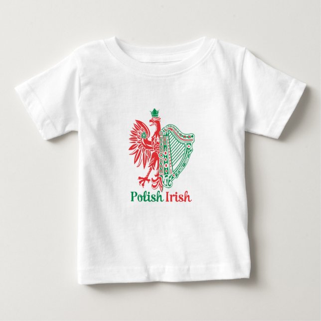 Polish Irish Baby T-Shirt (Front)