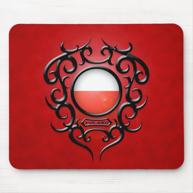 Polish Iron Tribal Mouse Pad (Front)