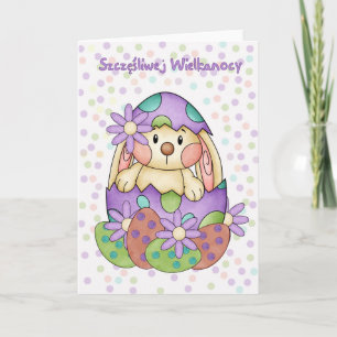 Polish Language Easter Card - Szczesliwej Wielkano