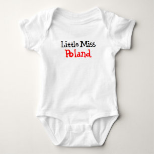 polish little miss baby bodysuit