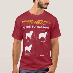 Polish Lowland Sheepdog Guide To Training Dog T-Shirt