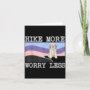 Polish lowland sheepdog hike more worry less card