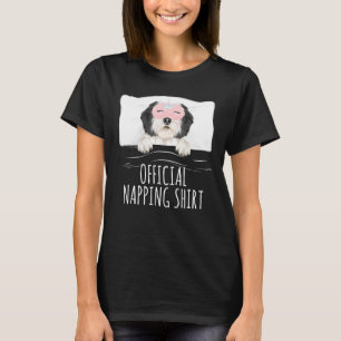 Polish Lowland Sheepdog Unicorn Sleep Mask Officia T-Shirt