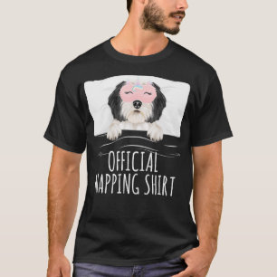 Polish Lowland Sheepdog Unicorn Sleep Mask Officia T-Shirt