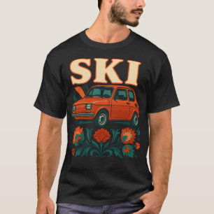 Polish Maluch Retro Folk Art T-Shirt