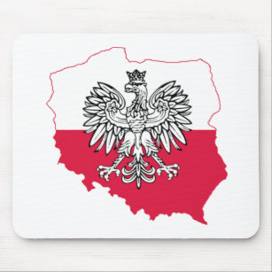 Polish Map Flag Mousepad