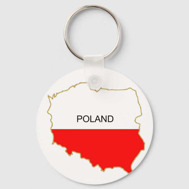 Polish Map png Key Ring (Front)