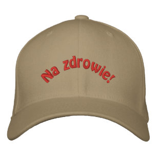 Polish Na Zdrowie Embroidered Baseball Cap