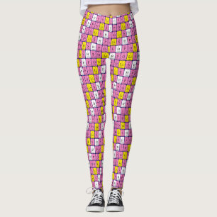 Polish periodic table patriotic leggings 4