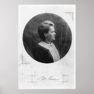 Polish physicist Marie Sklodowska Curie Poster