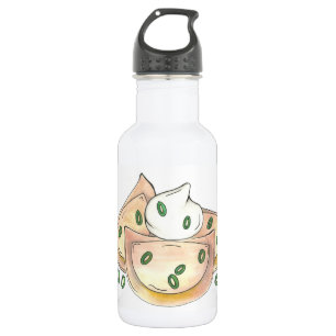 Polish Pierogies Dumpling Potato Pierogi Cuisine 532 Ml Water Bottle