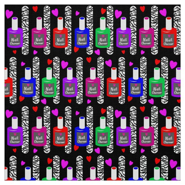 Polish Pizzazz / Nail / Manicure Fabric (Swatch)