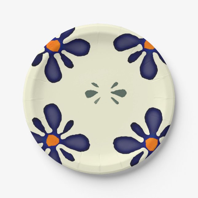 Polish Pottery Design Paper Plates (Front)