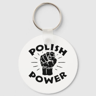 Polish Power Key Ring