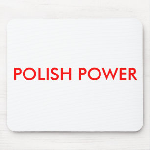 POLISH POWER MOUSE PAD