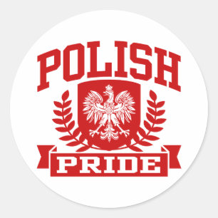 Polish Pride Classic Round Sticker