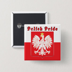 Polish Pride Eagle 15 Cm Square Badge
