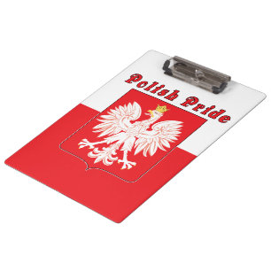Polish Pride Eagle Clipboard