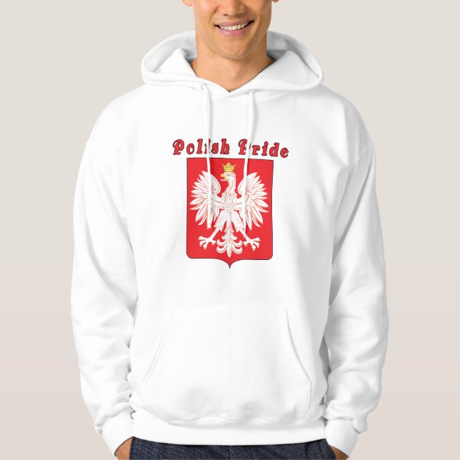 Polish Pride Eagle Hoodie (Front)