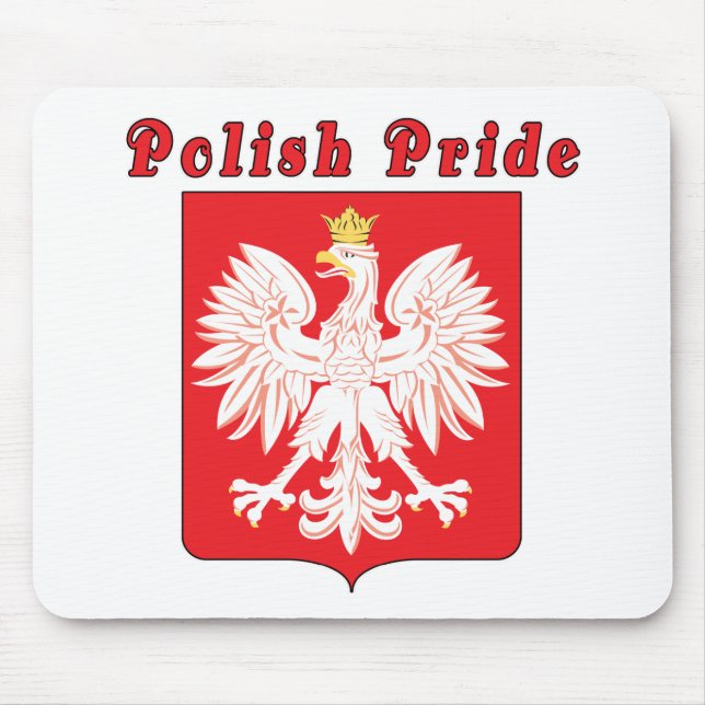 Polish Pride Eagle Mouse Pad (Front)