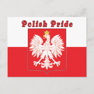 Polish Pride Eagle Postcard