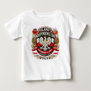 Polish Pride: Independence Day  for Toddlers Baby T-Shirt