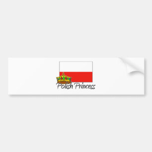 Polish Princess Bumper Sticker