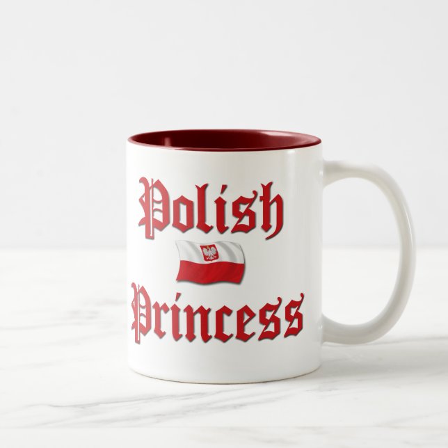 Polish Princess Two-Tone Coffee Mug (Right)