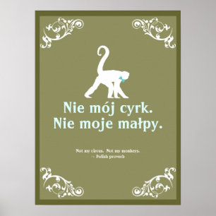 Polish Proverb Poster