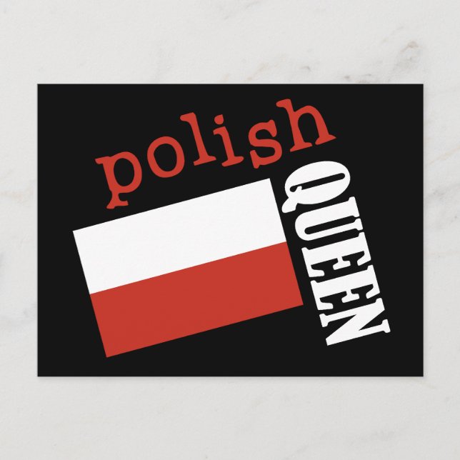 Polish Queen Postcard (Front)