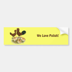 Polish:  Red Family Bumper Sticker