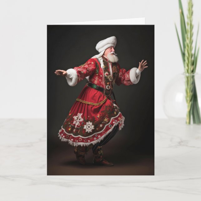 Polish Santa Christmas Card (Front)