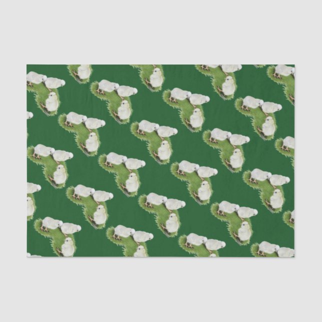 Polish Splash Chicks Tissue Paper (Front)