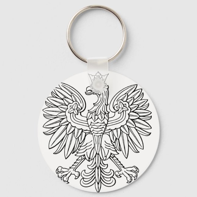 Polish symbol key ring (Front)