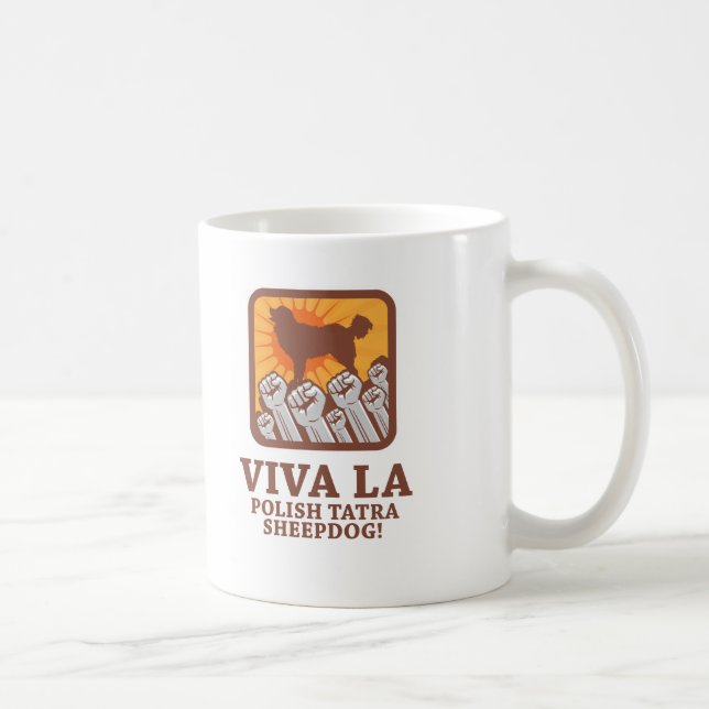 Polish Tatra Sheepdog Coffee Mug (Right)