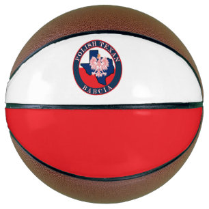 Polish Texan Babcia Round Basketball