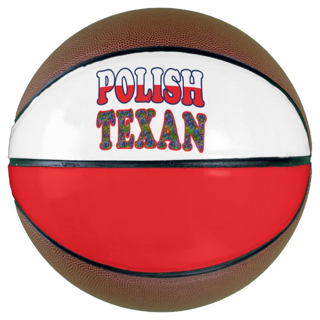 Polish Texan Bluebonnets Basketball (Front)