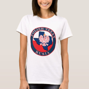 Polish Texan Busia Round T-Shirt