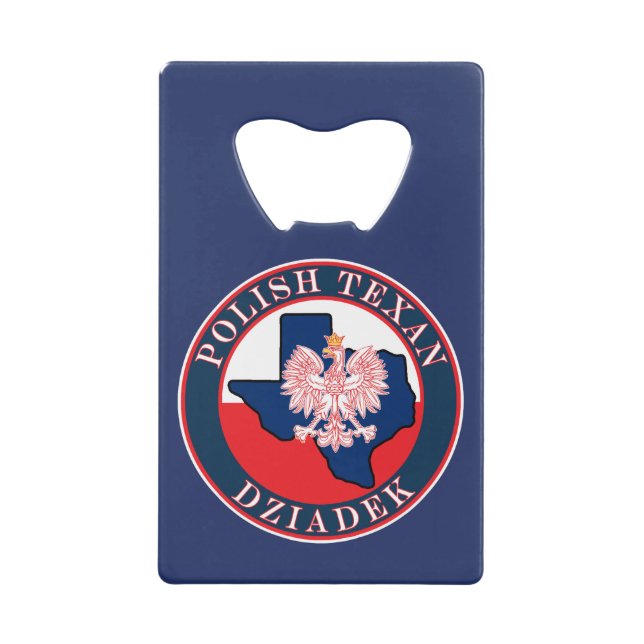Polish Texan Dziadek Round (Front)