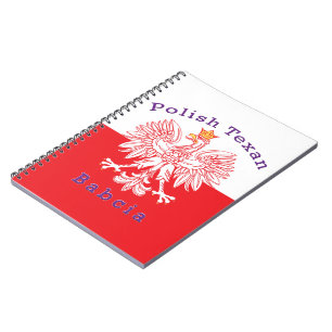 Polish Texan Eagle Babcia Notebook