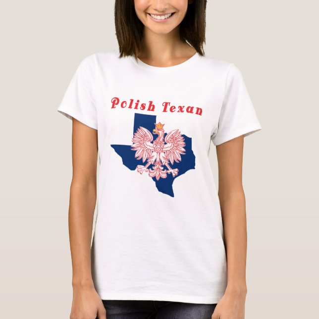 Polish Texan Eagle T-Shirt (Front)