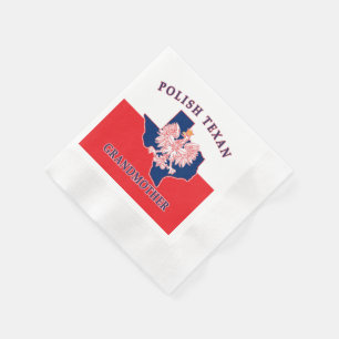 Polish Texan Grandmother Napkin