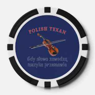 Polish Texan Music Speaks Poker Chips