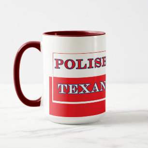 Polish Texan Poland Flag Mug